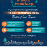 Η 6η Γιορτή Ανακύκλωσης του Δήμου Πειραιά επιστρέφει στην πλατεία Κοραή!